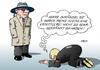 Cartoon: NSA-Ermittlungen (small) by Erl tagged usa,nsa,geheimdienst,überwachung,total,abhöraffäre,eu,deutschland,internet,handy,bundeskanzlerin,angela,merkel,ermittlungen,einstellung