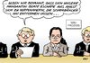 Cartoon: NSU-Prozess (small) by Erl tagged nsu,mord,serie,rechtsextremismus,fremdenfeindlichkeit,terror,ermittlung,aufklärung,prozess,langsam,zschäpe,anwälte,anträge,brüskierung,opfer,nebenkläger,angelina,jolie,angst,brustkrebs,gen,brust,amputation