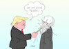 Cartoon: Ob das so klug ist ... (small) by Erl tagged politik,usa,präsident,donald,trump,befehl,militärschlag,raketenangriff,general,iran,konfrontation,nahost,pulverfass,gefahr,eskalation,fliegenklatsche,außenpolitik,klugheit,karikatur,erl