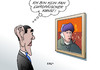 Cartoon: Obama (small) by Erl tagged usa,geheimdienst,nsa,überwachung,total,abhörskandal,reform,forderug,eu,deutschland,europa,kultur,kunst,malerei,vincent,van,gogh,ohr,abschneiden,präsident,barack,obama,belauschen,abhören,karikatur,erl