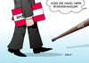 Cartoon: Österreich (small) by Erl tagged österreich,bundeskanzler,neu,christian,kern,spö,bundespräsident,wahl,favorit,norbert,hofer,fpö,rechtspopulismus,gehstock,knüppel,zwischen,beine,neuwahlen,karikatur,erl