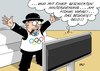 Cartoon: Olympische Disziplin (small) by Erl tagged olympia,olympische,spiele,london,2012,deutschland,steuerhinterziehung,schweiz,singapur,schwarzgeld,finanzamt,fiskus,betrug,kriminalität,sport