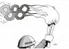 Cartoon: Olympisches Feuer (small) by Erl tagged china,tibet,menschenrechte,olympische,spiele,