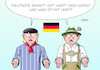 Cartoon: Ost West (small) by Erl tagged politik,deutschland,deutsche,einheit,wiedervereinigung,gemeinsamkeiten,unterschiede,ost,west,ossi,wessi,nord,süd,norddeutschland,süddeutschland,ostfriese,bayer,karikatur,erl