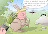 Cartoon: Osterhase Trump (small) by Erl tagged usa,präsident,donald,trump,wahlkampf,versprechen,außenpolitik,zurückhaltung,isolation,nicht,einmischung,amt,kehrtwende,raketenangriff,syrien,assad,afghanistan,is,warnung,nordkorea,kim,jong,un,ostern,osterhase,kiepe,eier,steuerung,fernsteuerung,pentagon,verteidigungsministerium,militär,karikatur,erl