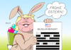 Cartoon: Osterhase Trump (small) by Erl tagged politik,usa,präsident,donald,trump,verdacht,wahlkampf,zusammenarbeit,russland,untersuchung,sonderermittler,robert,mueller,entlastung,bericht,stellen,geschwärzt,osterhase,ostern,eier,karikatur,erl