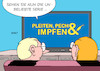 Cartoon: Pannenserie (small) by Erl tagged politik,corona,virus,pandemie,covid19,lockdown,hoffnung,impfstoff,impfung,schleppend,lieferung,unsicher,pleiten,pech,pannen,fernsehen,serie,fernsehserie,karikatur,erl