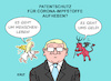 Cartoon: Patentschutz (small) by Erl tagged politik,corona,virus,pandemie,covid19,impfung,impfen,impfstoff,forderung,aufhebung,patent,patentschutz,länder,arm,armut,versorgung,rettung,menschenleben,geld,ethik,moral,konflikt,gier,engel,teufel,gewissen,pharmaindustrie,impfstoffhersteller,karikatur,erl