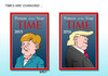 Cartoon: Person des Jahres (small) by Erl tagged time magazin usa new york zeitschrift person des jahres 2015 angela merkel flüchtlingspolitik 2016 donald trump wahlsieg präsident populismus zeit zeiten ändern veränderung postfaktisches zeitalter karikatur erl