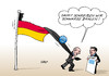 Cartoon: Pfändung (small) by Erl tagged griechenland,schulden,krise,euro,eu,ezb,iwf,sparkurs,hilfe,kredit,drittes,reich,ns,verbrechen,reparation,entschädigung,pfändung,geld,finanzen,haushalt,etat,rote,schwarze,zahlen,flaggeschwarz,rot,gold,varoufakis,tsipras,schreiben,karikatur,erl