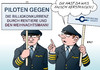 Cartoon: Pilotenstreik (small) by Erl tagged streik,pilot,piloten,lufthansa,altersversorgung,rente,konkurrenz,billig,billigkonkurrenz,gewerkschaft,cockpit,rentier,weihnachtsmann,karikatur,erl