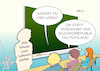 Cartoon: PISA-Studie (small) by Erl tagged politik,bildung,schule,schüler,pisa,studie,fähigkeit,kompetenz,lesen,rechnen,naturwissenschaften,rückfall,verschlechterung,lehrermangel,soziale,herkunft,schicht,bildungsrepublik,deutschland,karikatur,erl