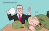 Cartoon: Pistorius II (small) by Erl tagged politik,bundeswehr,verteidigungsminister,boris,pistorius,neuausrichtung,verteidigung,landesverteidigung,bündnisverteidigung,nato,kriegstüchtig,effizient,reform,verwaltung,beschaffung,aufwecken,tüte,luft,platzen,schlaf,dornröschen,karikatur,erl