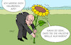 Cartoon: Merz (small) by Erl tagged politik,cdu,vorsitz,friedrich,merz,strategie,halbierung,afd,gegner,grüne,sinn,unsinn,sonnenblume,brille,karikatur,erl