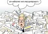 Cartoon: Pressefreiheit (small) by Erl tagged bundespräsident christian wulff kredit privat unternehmer nähe geld artikel bild drohung pressefreiheit entschuldigung fehler wahrheit taktik scheibchenweise