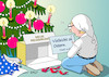 Cartoon: Rabeneltern (small) by Erl tagged weihnachten,christbaum,geschenke,eltern,kind,bundestagswahl,wunschzettel,neue,regierung,regierungsbildung,jamaika,aus,neuauflage,groko,große,koalition,schwarz,rot,cdu,csu,spd,sondierung,ewigkeit,langsamkeit,ostern,wähler,enttäuschung,karikatur,erl