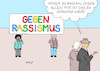 Cartoon: Rassismus (small) by Erl tagged politik,usa,polizei,mord,george,floyd,proteste,demonstrationen,deutschland,hautfarbe,schwarz,weiß,rassismus,karikatur,erl