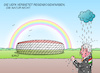 Cartoon: Regenbogen (small) by Erl tagged politik,sport,fußball,europameisterschaft,em,spiel,deutschland,ungarn,allianz,arena,münchen,wunsch,beleuchtung,regenbogenfarben,lgbt,lgbtqia,nein,uefa,viktor,orban,gesetz,verbot,darstellung,homosexualität,normal,homophobie,rechtspopulismus,rechtsextremismus,nationalismus,macho,natur,regenbogen,werte,europa,eu,toleranz,karikatur,erl