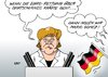 Cartoon: Regierungserklärung (small) by Erl tagged bundeskanzlerin,angela,merkel,regierungserklärung,euro,krise,schulden,haushalt,wachstum,europa,europameisterschaft,em,fußball,deutschland,niederlande,holland,tor,torschütze,mario,gomez,sieg,erfolg,erfolgsgarant,flagge