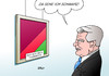 Cartoon: Rot Rot Grün (small) by Erl tagged gauck,kritik,regierungsbildung,thüringen,linke,ddr,sed,nachfolgepartei,partei,spd,grüne,ministerpräsident,ramelow,schwarz,sehen,bild,gemälde,malerei