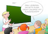 Cartoon: Rote Flora (small) by Erl tagged g20,gipfel,ausschreitungen,krawalle,randale,gewalt,zerstörung,protest,demonstration,linksautonome,schwarzer,block,linksextremismus,gewalttätig,friedlich,hamburg,schanzenviertel,rote,flora,klassenkampf,gerechtigkeit,schule,lehrerin,kinder,karikatur,erl