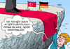 Cartoon: Roter Teppich für die Türkei (small) by Erl tagged flüchtlinge,syrien,türkei,eu,deutschland,bundeskanzlerin,angela,merkel,bedrängnis,kritik,abgrund,strohhalm,suche,lösung,besuch,ministerpräsident,ahmet,davutoglu,regierung,geld,unterstützung,beitritt,menschenrechte,kurden,karikatur,erl