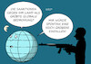 Cartoon: Sanktionen (small) by Erl tagged politik,krieg,angriff,überfall,russland,ukraine,westen,usa,eu,sanktionen,diktator,wladimir,putin,bedrohung,global,erde,karikatur,erl