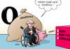 Cartoon: Schäuble Gabriel (small) by Erl tagged vizekanzler,wirtschaftsminister,sigmar,gabriel,vorschlag,solidarprojekt,deutschland,flüchtlinge,deutsche,geld,kosten,widerstand,finanzminister,wolfgang,schäuble,haushalt,schwarze,null,neuverschuldung,gefahr,sparschwein,karikatur,erl