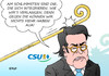 Cartoon: Scheuer (small) by Erl tagged andreas,scheuer,csu,generalsekretär,äußerung,flüchtlinge,senegal,fußball,spielen,ministrant,integration,abschiebung,erschwernis,abschottung,abschreckung,christlich,sozial,unchristlich,unsozial,kritik,kirchen,bischof,marx,bischofsstab,karikatur,erl