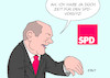 Cartoon: Scholz (small) by Erl tagged politik,partei,spd,suche,vorsitz,finanzminister,olaf,scholz,absage,zeit,zeitmangel,zusage,uhr,armbanduhr,karikatur,erl