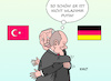 Cartoon: Scholz bei Erdogan (small) by Erl tagged politik,krieg,angriff,angriffskrieg,überfall,wladimir,putin,russland,ukraine,diplomatie,scheitern,lügen,fake,news,bundeskanzler,olaf,scholz,antrittsbesuch,türkei,präsident,erdogan,relativ,angenehm,karikatur,erl