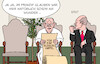 Cartoon: Scholz beim Papst (small) by Erl tagged politik,bundeskanzler,olaf,scholz,besuch,vatikan,audienz,papst,bundesregierung,ampel,spd,grüne,fdp,umfragetief,regierungsarbeit,kommunikation,verbesserung,fürbitten,gebet,wunder,karikatur,erl