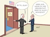 Cartoon: Scholz bleibt vorsichtig (small) by Erl tagged politik,bundeskanzler,olaf,scholz,besuch,präsident,joe,biden,krieg,russland,ukraine,waffenlieferungen,panzer,kampfpanzer,leopard,deutschland,bedingung,schulterschluss,usa,karikatur,erl