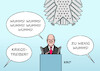 Cartoon: Scholz im Bundestag (small) by Erl tagged politik,bundeskanzler,olaf,scholz,spd,ampel,rede,bundestag,krieg,russland,ukraine,gas,knappheit,verteuerung,entlastungspaket,wumms,doppelwumms,afd,kriegstreiber,linke,mehr,hilfen,karikatur,erl