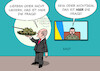 Cartoon: Scholz in Davos (small) by Erl tagged politik,davos,weltwirtschaftsforum,world,economic,forum,rede,bundeskanzler,olaf,scholz,frage,panzerlieferung,kampfpanzer,leopard,ukraine,präsident,selenskyj,video,botschaft,bitte,sein,oder,nichtsein,krieg,angriff,überfall,russland,wladimir,putin,william,shakespeare,drama,hamlet,karikatur,erl