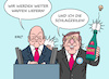 Cartoon: Scholz und Schröder (small) by Erl tagged politik,bundeskanzler,olaf,scholz,spd,rede,bundestag,zeitenwende,bundeswehr,krieg,russland,ukraine,altkanzler,gerhard,schröder,nähe,wladimir,putin,parteiausschluss,abgewendet,krimsekt,schlagzeilen,karikatur,erl