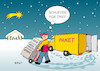 Cartoon: Schuften für Drei (small) by Erl tagged politik,weihnachten,geschenke,paketboten,schufterei,krippe,stern,jesus,josef,maria,ochs,esel,heilige,drei,könige,gold,weihrauch,myrrhe,paketdienst,konsum,bestellung,online,internet,karikatur,erl