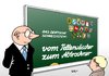 Cartoon: Schulsystem (small) by Erl tagged schulsystem,schule,bildung,deutschland,ungerecht,chancen,ungleichheit,herkunft,sozial,schicht,bewertung,lehrer,tellerwäscher,millionär,abtrocknen,föderalismus,flickenteppich,länder,bund,kultusminister