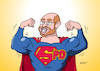 Cartoon: Schulzman (small) by Erl tagged martin schulz spd kanzlerkandidat herausforderer bundeskanzlerin angela merkel cdu umfragewerte beliebtheit aufwind wechselstimmung euphorie superman superheld held charisma hoffnungstraeger sympathietraeger karikatur erl