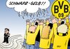 Cartoon: Schwarz-Gelb (small) by Erl tagged fdp,parteitag,rösler,lindner,regierung,koalition,schwarz,gelb,cdu,csu,fußball,meister,meisterschaft,bvb,borussia,dortmund,bundesliga