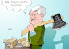 Cartoon: Seehofer (small) by Erl tagged politik,innenminister,heimatminister,horst,seehofer,csu,rede,bundestag,gesellschaft,versöhnung,interview,islam,gehört,nicht,zu,deutschland,ausgrenzung,spaltung,rechtspopulismus,nationalismus,wähler,afd,heimat,axt,holz,holzhacken,karikatur,erl