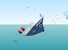 Cartoon: Seenotrettung (small) by Erl tagged politik,flucht,flüchtlinge,geflüchtete,mittelmeer,gefahr,ertrinken,rettungsschiff,schiff,sea,watch,kapitänin,carola,rackete,rettung,hafen,lampedusa,verbot,anlegen,italien,innenminister,matteo,salvini,leben,retten,verbrechen,rechtspopulismus,rechtsextremismus,rassismus,eu,werte,christlich,humanität,untergang,karikatur,erl