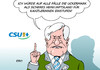 Cartoon: Sicheres Herkunftsland (small) by Erl tagged flüchtlinge,deutschland,streit,große,koalition,reduzierung,asylpaket,zwei,ministerpräsident,horst,seehofer,csu,bayern,ausweitung,erweiterung,sicher,herkunftsland,abschiebung,uckermark,heimat,bundeskanzlerin,kanzlerin,angela,merkel,cdu,spd,karikatur,erl