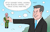 Cartoon: Söder hält an Aiwanger fest (small) by Erl tagged politik,bayern,freie,wähler,vorsitzender,hubert,aiwanger,vorwurf,schüler,flugblatt,hetzschrift,antisemitismus,behauptung,verfasser,bruder,glaubwürdigkeit,rechtsextremismus,rechtspopulismus,landtagswahl,ministerpräsident,markus,söder,solidarität,festhalten,auf,zeit,himmel,weiß,blau,abgrund,karikatur,erl