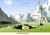 Cartoon: Sommerlandschaft (small) by Erl tagged merkel,bundeskanzlerin,sommer,interview,umfrage,umfragewerte,tief,politik,hochzufrieden,schwarz,gelb,cdu,csu,fdp,mehrheit,rot,grün