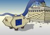 Cartoon: Sparschwein (small) by Erl tagged griechenland,schulden,krise,finanzen,hilfspaket,rettungsschirm,sparen,demonstration,widerstand,streik,eu,euro,trojaner,akropolis