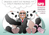 Cartoon: SPD Pandas (small) by Erl tagged spd,partei,parteitag,bundestagswahl,wahl,wahlkampf,kanzlerkandidat,martin,schulz,anfang,euphorie,ernüchterung,umfragewerte,hoch,tief,rückstand,bundeskanzlerin,angela,merkel,weltpolitik,macht,kontakte,hoffnungsträger,emmanuel,macron,zoo,berlin,ankunft,panda,karikatur,erl