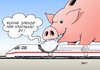 Cartoon: Spende (small) by Erl tagged stuttgart21,bahnhof,tiefbahnhof,deutsche,bahn,kosten,kostenexplosion,milliarden,milliardenloch,verschlingen,gleise,zug,spende,sparschwein