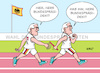 Cartoon: Stabübergabe (small) by Erl tagged politik,wahl,bundespräsident,wiederwahl,frank,walter,steinmeier,mehrheit,bundesversammlung,stabübergabe,stab,staffellauf,demokratie,karikatur,erl