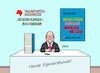 Cartoon: Star auf der Buchmesse (small) by Erl tagged politik,gas,knappheit,verteuerung,winter,frieren,ampel,streit,verlängerung,laufzeit,atomkraftwerke,finanzminister,fdp,christian,lindner,wirtschaftsminister,grüne,robert,habeck,bundeskanzler,olaf,scholz,entscheidung,richtlinienkompetenz,machtwort,grenzen,setzen,erziehung,erziehungsratgeber,buch,messe,frankfurter,buchmesse,frankfurt,signierstunde,karikatur,erl